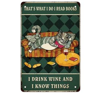 NEW Funny Vintage Cat Tin Sign 8x12 inches "A She Shed Must...."